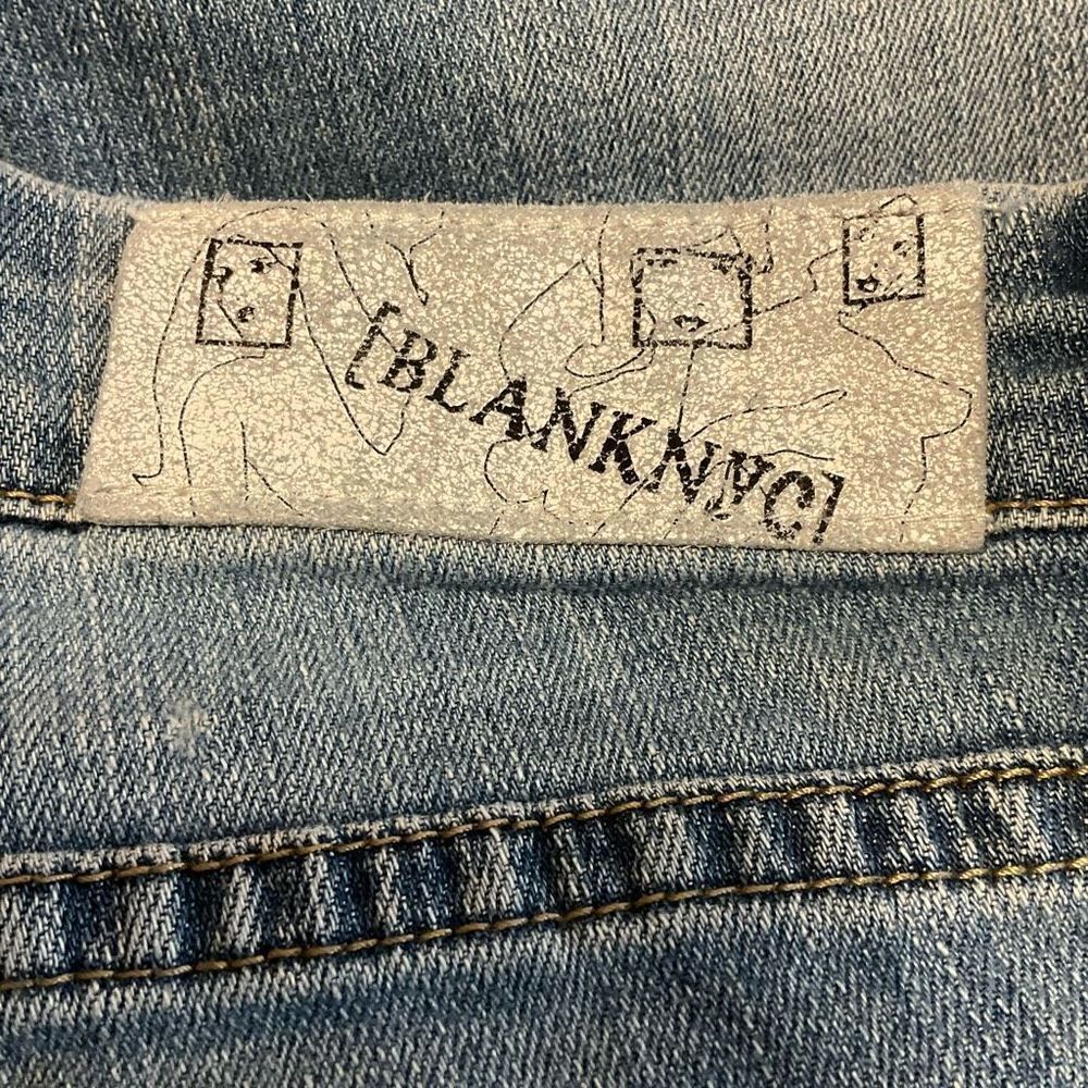 Blank NYC Jeans, Size 8 / 28. Slightly Distressed, Straight Leg. Anthro, - Picture 11 of 15